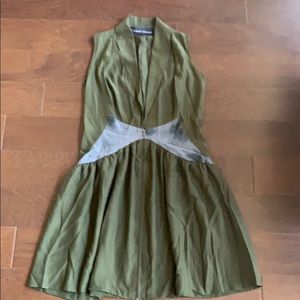 Lauren Nevada Sleeveless Silk Mini Dress M